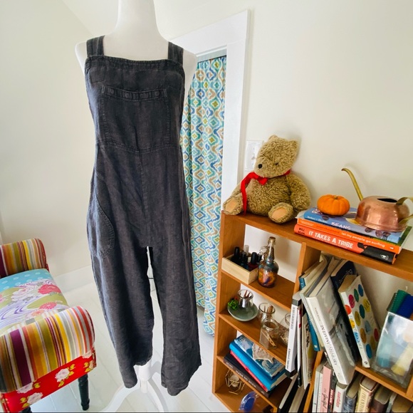 FLAX Linen OVERALLS by Jeanne Engelhart - Picture 3 of 13